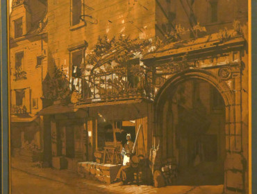 Cour de la Halle à Caen