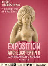 affiche de l'exposition "ArcheoCotentin II"