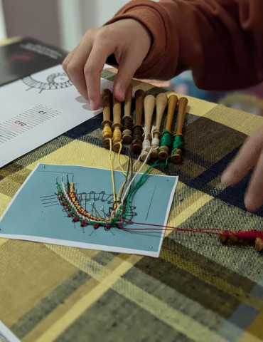 Démonstration de dentelle