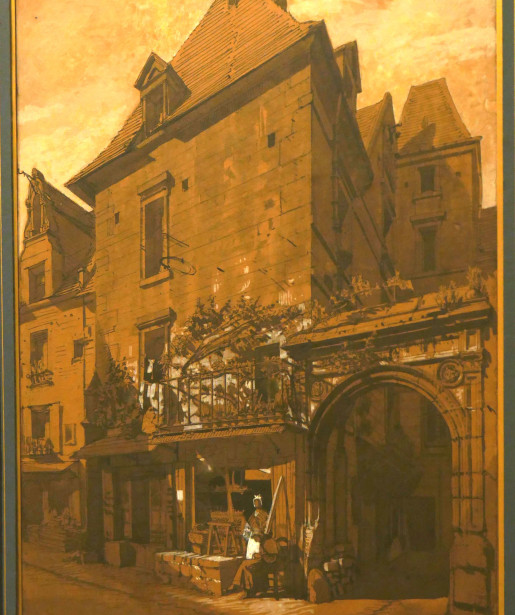 Cour de la Halle à Caen