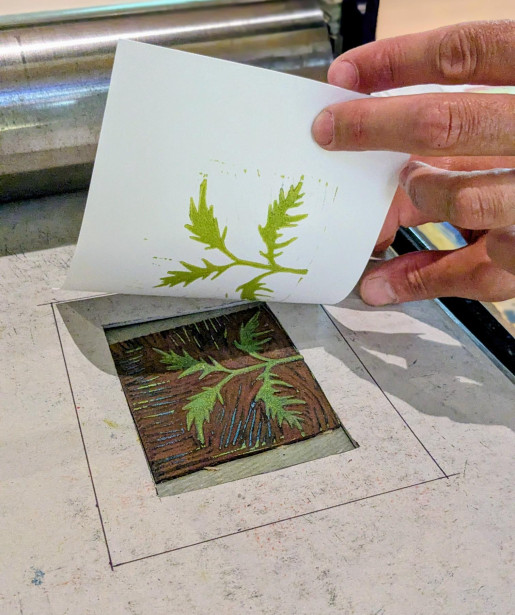 Dans l'atelier du graveur