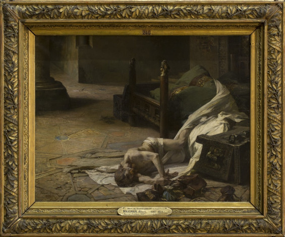 Albert Maignan (1845-1908), La Mort de Guillaume le Conquérant, 1885