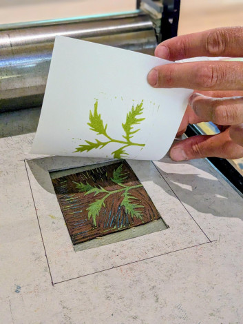 Dans l'atelier du graveur