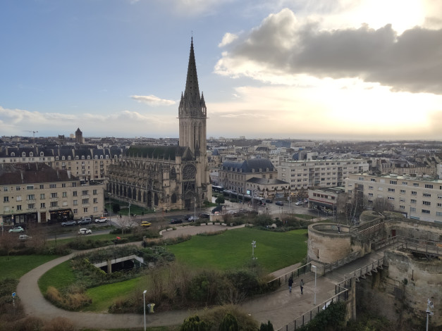Un château sur la ville