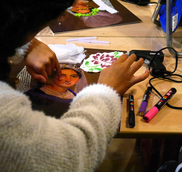 Dans l'atelier du portraitiste